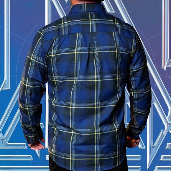 DIXXON Flannel x DEF LEPPARD - ON THROUGH THE NIGHT - Collab Flannel - Men's M - Picture 9 of 12